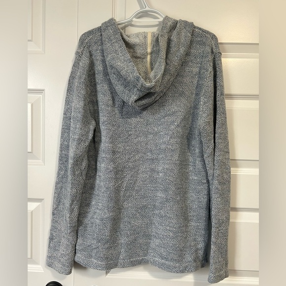 Faherty Seabrook Poncho Pullover Hoodie Size M - Picture 5 of 6